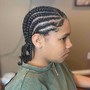 Kids Feed-In Cornrows (Small)