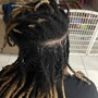 Loc Wash Retwist, Hot oil Treatment (long)