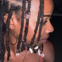 Loc Sprinkles-2 locs-Shoulder Length or Shorter