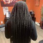 Medium Knotless Braids