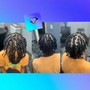 Bleaching of hair or wig knots