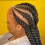 Partial Cornrows