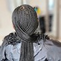 French braids ( medium shoulder to bra length)