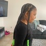 Small Feed-in Ponytail