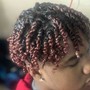 Saturday only Natural Twists  long hair no hair added