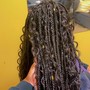 Box Braid Touch Up