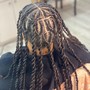 large box braids/ twist for men