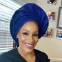 Full face Glam Makeup and Gele