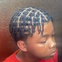 Corn rows with flexi rods