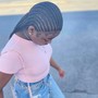 Large Knotless Braids Mid back