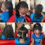 Small knotless or Goddess braids hair included