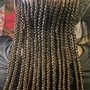 Knotless Goddess Braids (Medium)