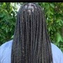 Medium Senegalese twist with hair