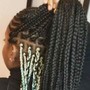 Large Box Braids with hair