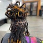 Locs Retwist Pass shoulder length