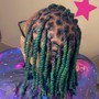 Pinup w/pipe cleaners (small locs )