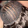 Adding hair net on sew in