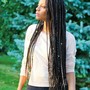 Goddess/Bohemian Braids ( knotless or box braids)