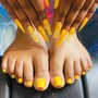 Gel Manicure + Pedicure