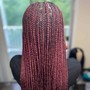 Knotless braids sm size midback