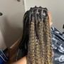 Kids braided style with weave  ages 6 and under