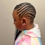 Kid’s small feed-in Braids