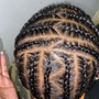 Cornrows (no hair added)