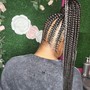 Individual box plaits(no weave)