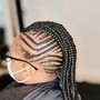 Small french braids