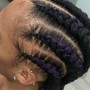 8 to 10 Feed In Braids