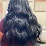 Extensions wash and style