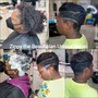 Virgin Relaxer/ 2 treatments/style