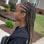 8 Feed-In Cornrows/ Large Feed-in cornrow Ponytail