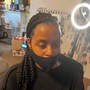 Cornrows without extension added