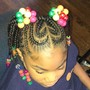 Short knotless w beads