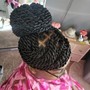 Wig braid down