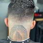 Man’s hair cut (w) design