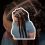 Large knotless plaits