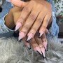 French Tip Acrylic Nails