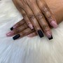 Acrylic Overlay with gel polish