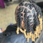 Boho human hair loc extensions