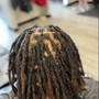 Half/head Dreadlocks  Re-twist