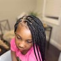 Small Boho Knottless Braids