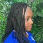 Large Straight Back Braids Feed In