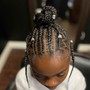 Kid's Feed-In Ponytail Braids