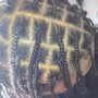 Men single braids