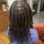 Touch up knotless or box braids