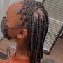 Medium Knotless Braids