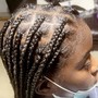 Medium Knotless Braids w/ Hair Provided