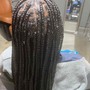 Medium Knotless Braids w/ Hair Provided